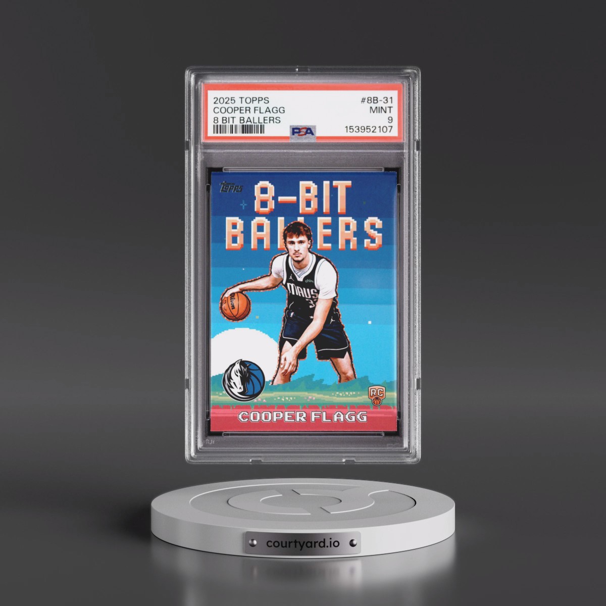 2025 Topps 8 Bit Ballers #8B-31 Cooper Flagg (PSA 9 MINT)