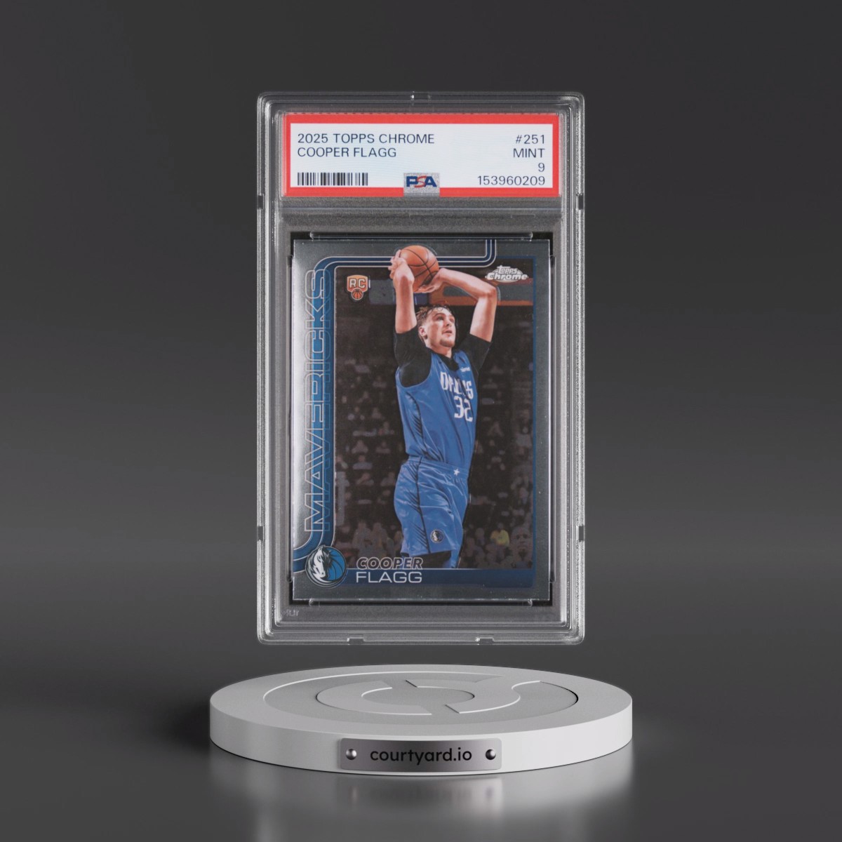 2025 Topps Chrome #251 Cooper Flagg (PSA 9 MINT)