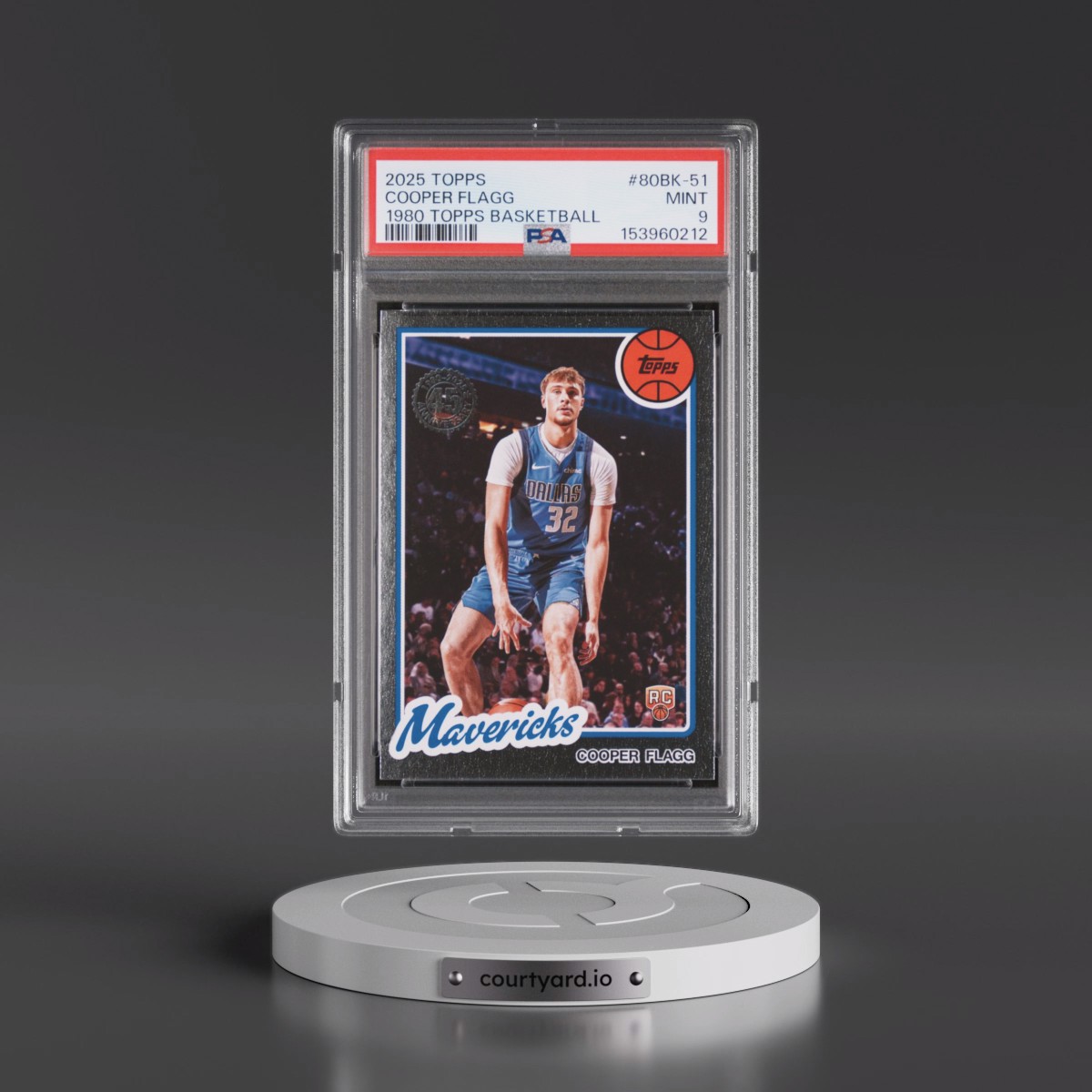 2025 Topps 1980-81 Topps Basketball #80BK-51 Cooper Flagg (PSA 9 MINT)