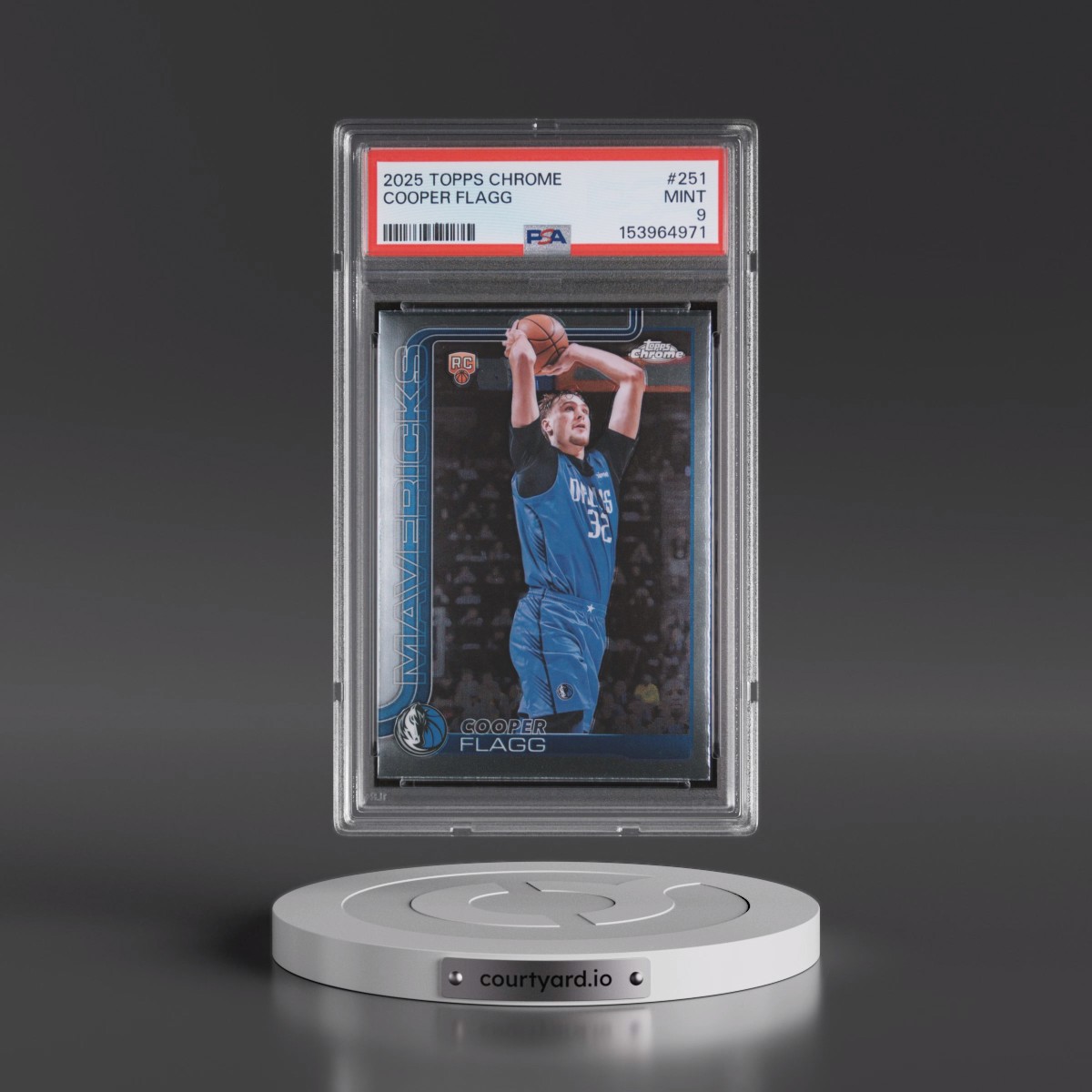 2025 Topps Chrome #251 Cooper Flagg (PSA 9 MINT)