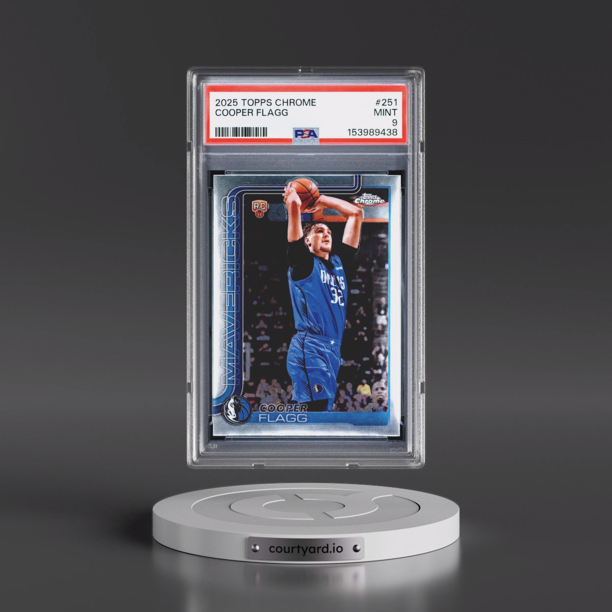 2025 Topps Chrome #251 Cooper Flagg (PSA 9 MINT)