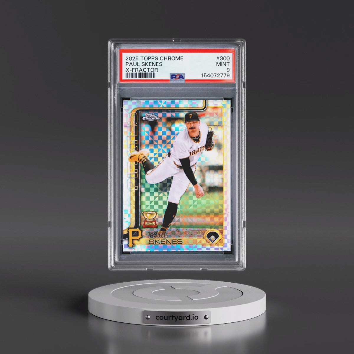 2025 Topps Chrome #300 Paul Skenes - X-Fractor (PSA 9 MINT)