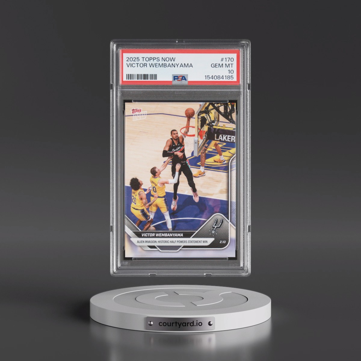 2025 Topps Now Victor Wembanyama #170 PSA 10