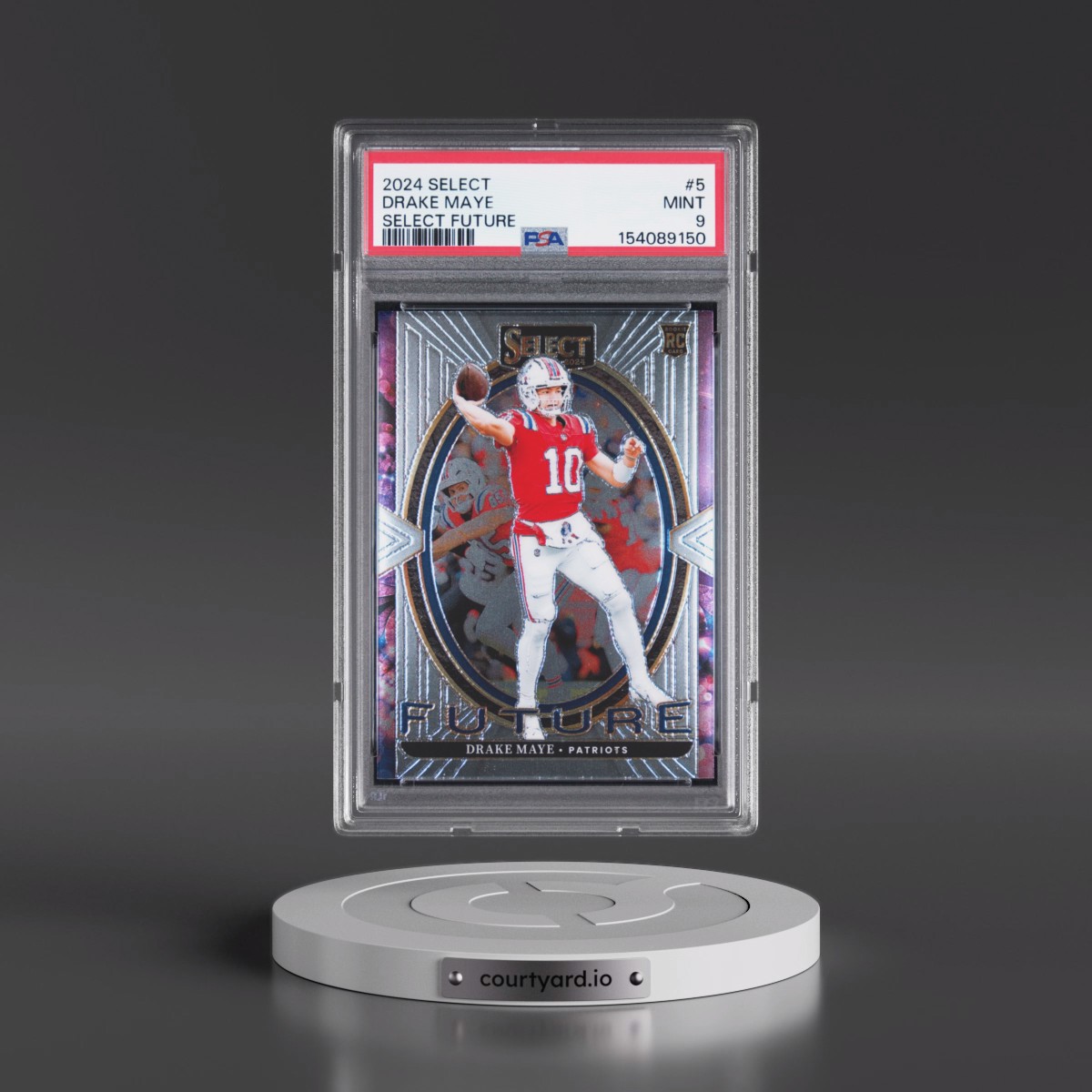 2024 Panini Select Select Future #5 Drake Maye (PSA 9 MINT)