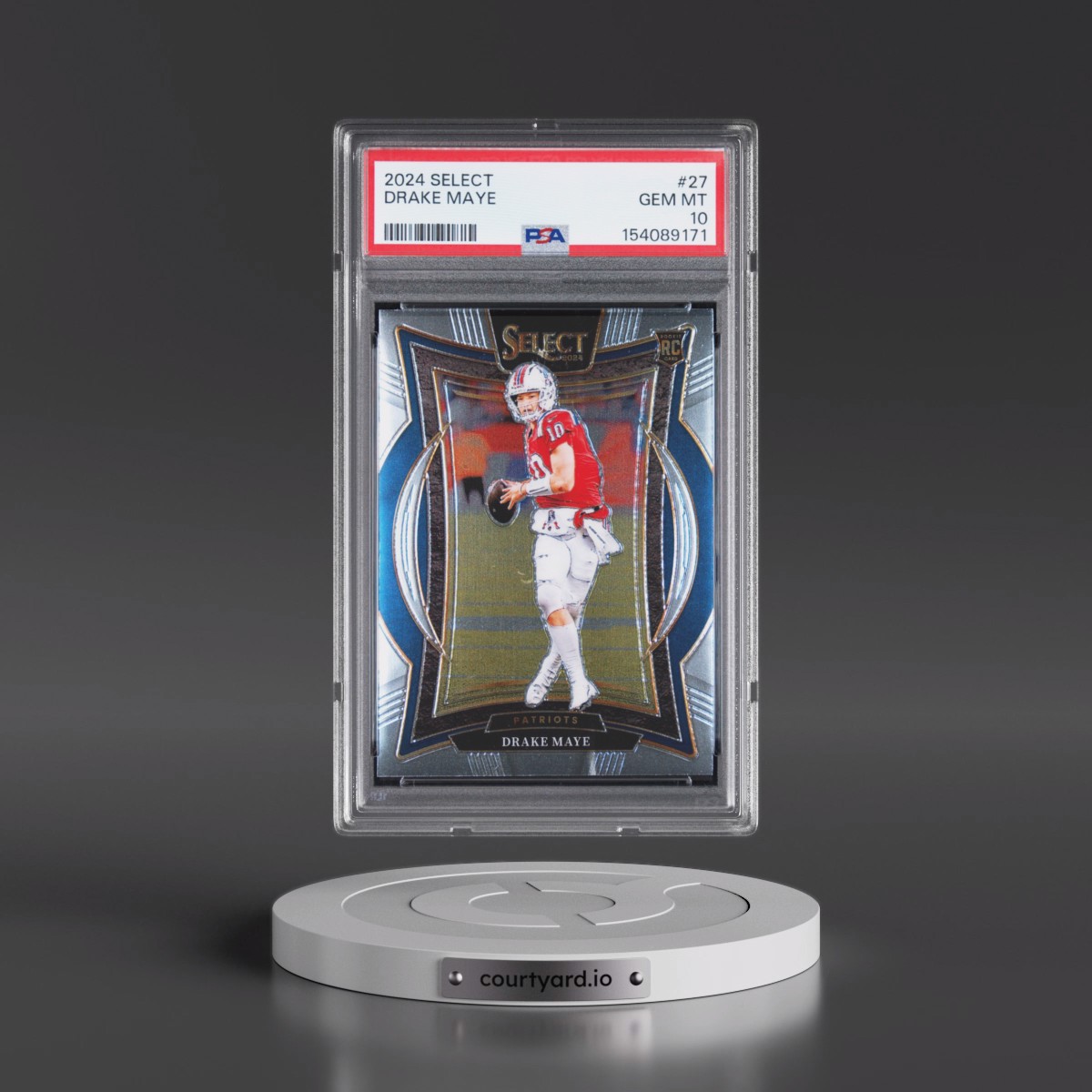 2024 Panini Select #27 Drake Maye (PSA 10 GEM MINT)