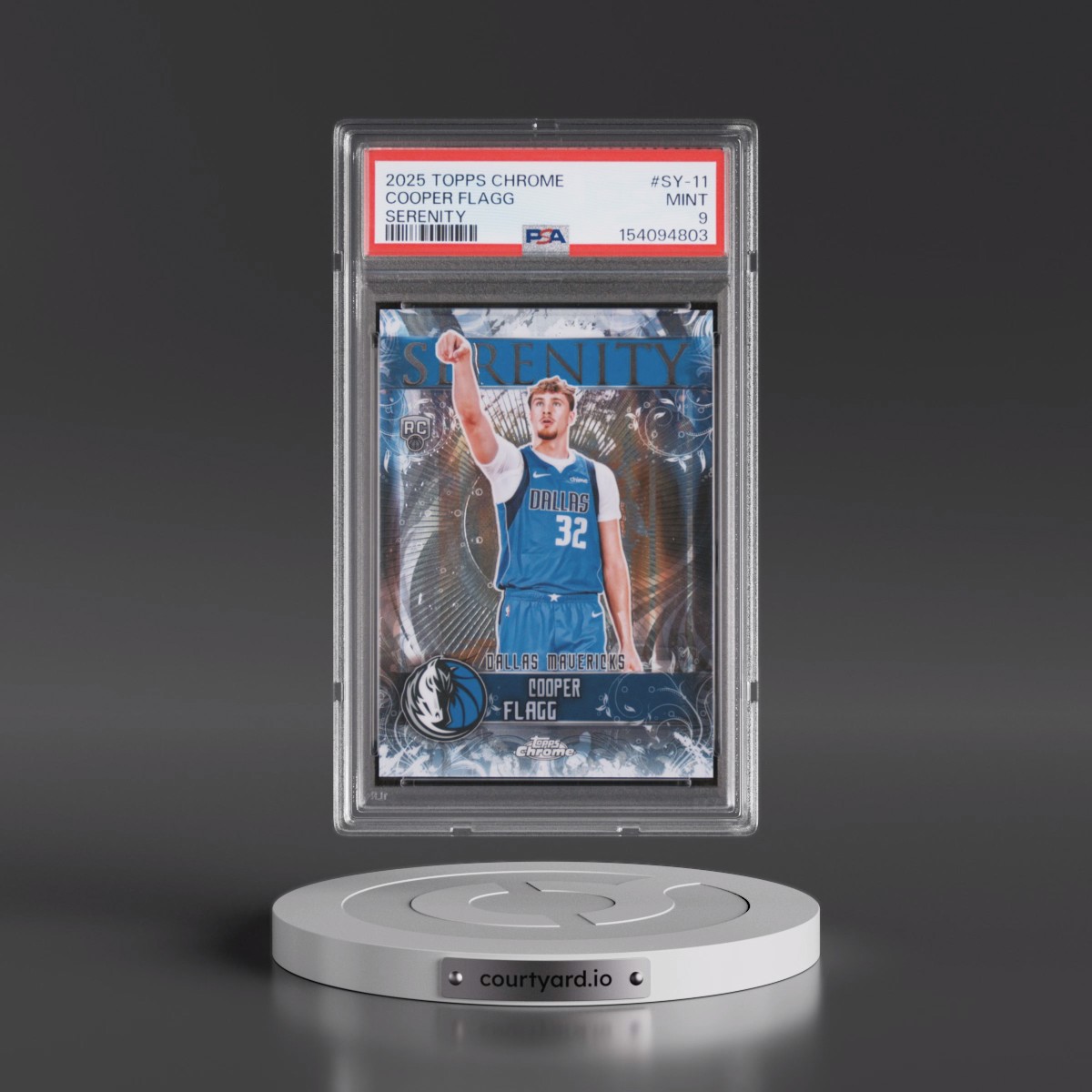 2025 Topps Chrome Serenity #SY-11 Cooper Flagg (PSA 9 MINT)