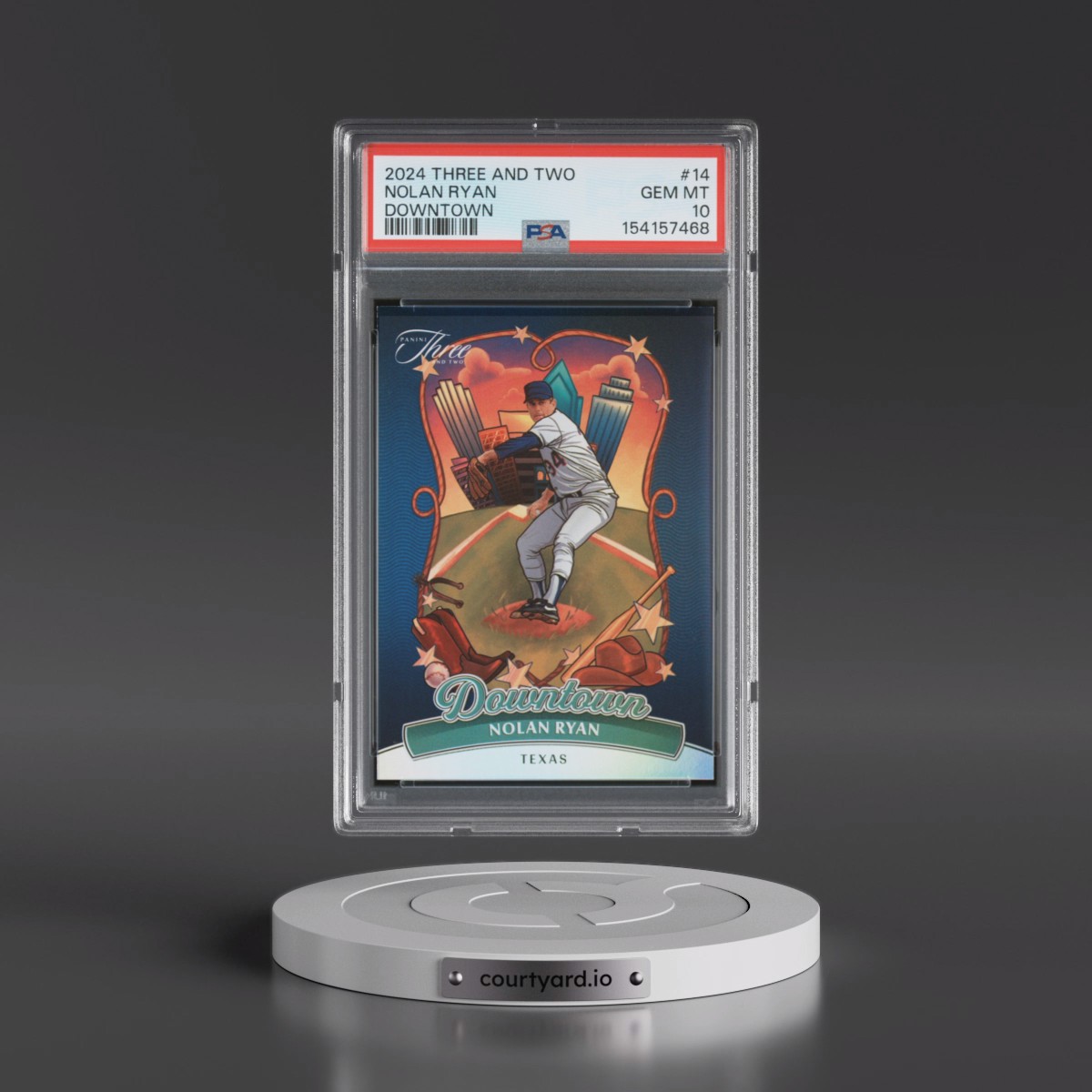 2024 Panini Three and Two Downtown #14 Nolan Ryan (PSA 10 GEM MINT)