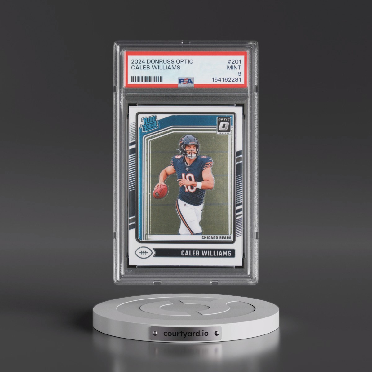 2024 Panini Donruss Optic #201 Caleb Williams (PSA 9 MINT)