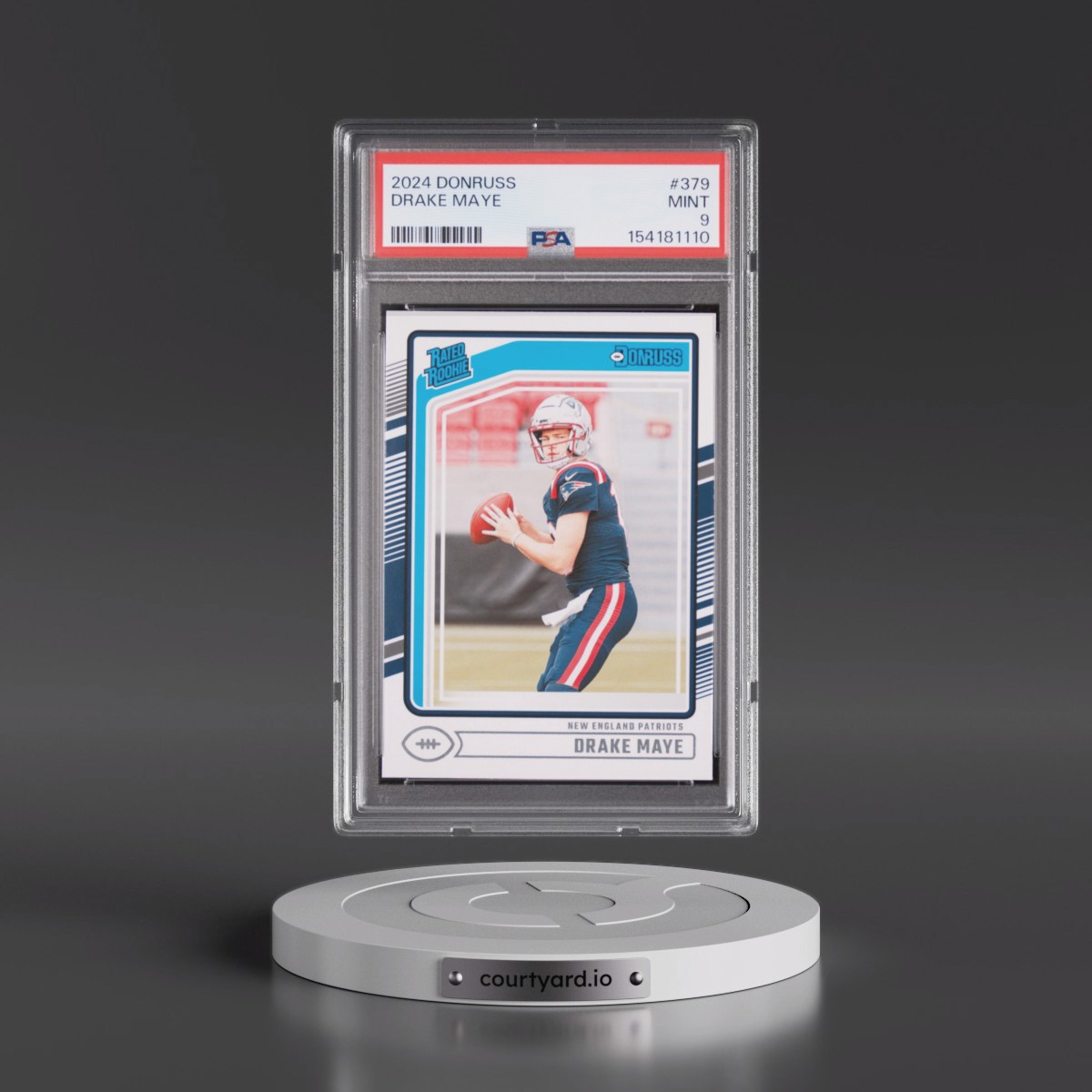 2024 Panini Donruss #379 Drake Maye (PSA 9 MINT)