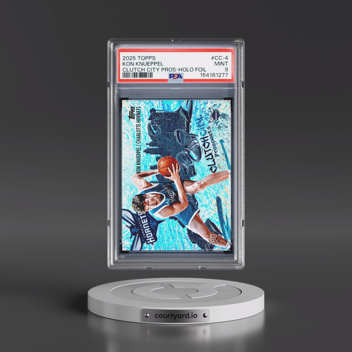 2025 Topps Clutch City Prospects #CC-4 Kon Knueppel - Holo Foil (PSA 9 MINT)