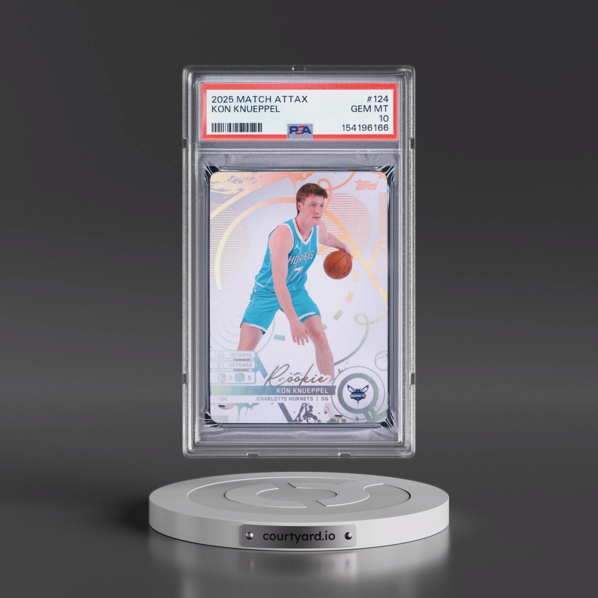 2025 Topps Match Attax #124 Kon Knueppel (PSA 10 GEM MINT)