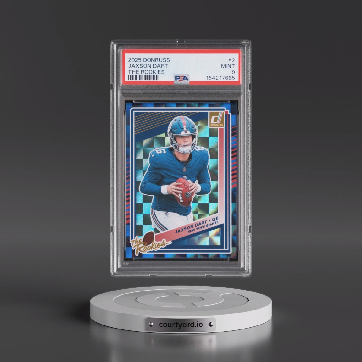 2025 Panini Donruss the Rookies #2 Jaxson Dart (PSA 9 MINT)
