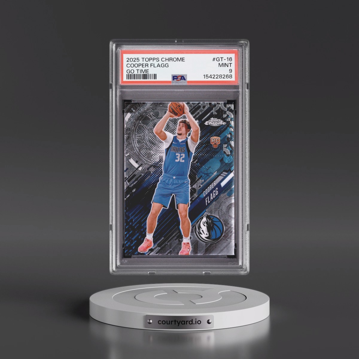2025 Topps Chrome Go Time #GT-16 Cooper Flagg (PSA 9 MINT)