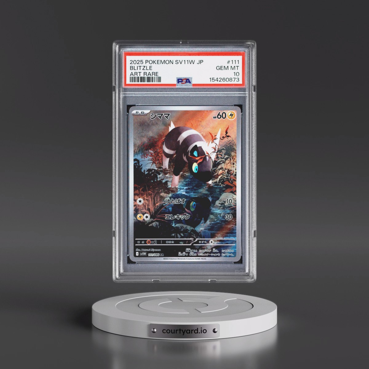 2025 Pokémon Sv11w-White Flare #111 Blitzle - Art Rare (PSA 10 GEM MINT)
