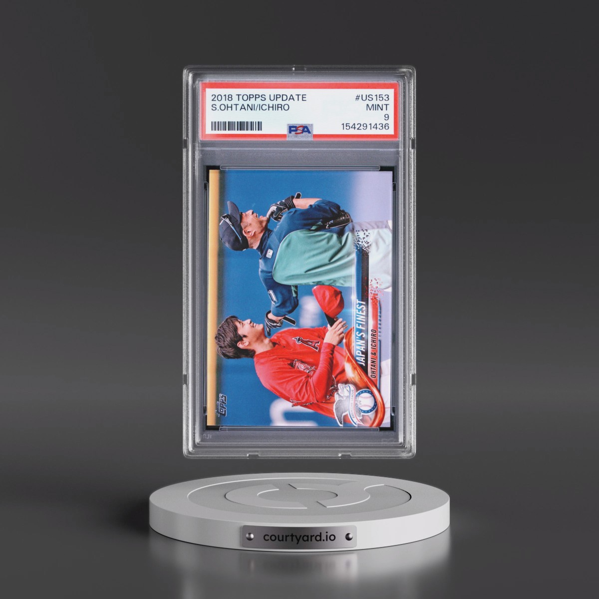 2018 Topps Update Ichiro/Shohei Ohtani #US153 PSA 9