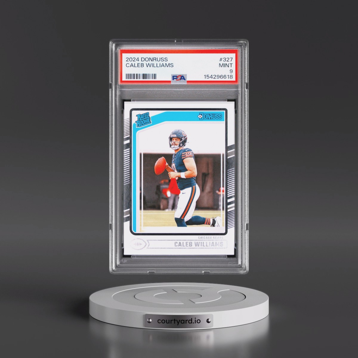 2024 Panini Donruss #327 Caleb Williams (PSA 9 MINT)