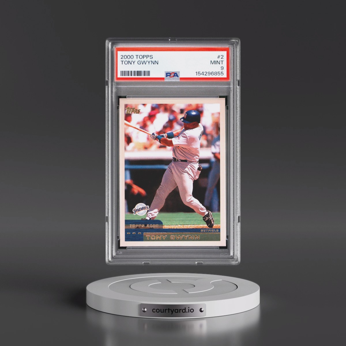 2000 Topps #2 Tony Gwynn (PSA 9 MINT)