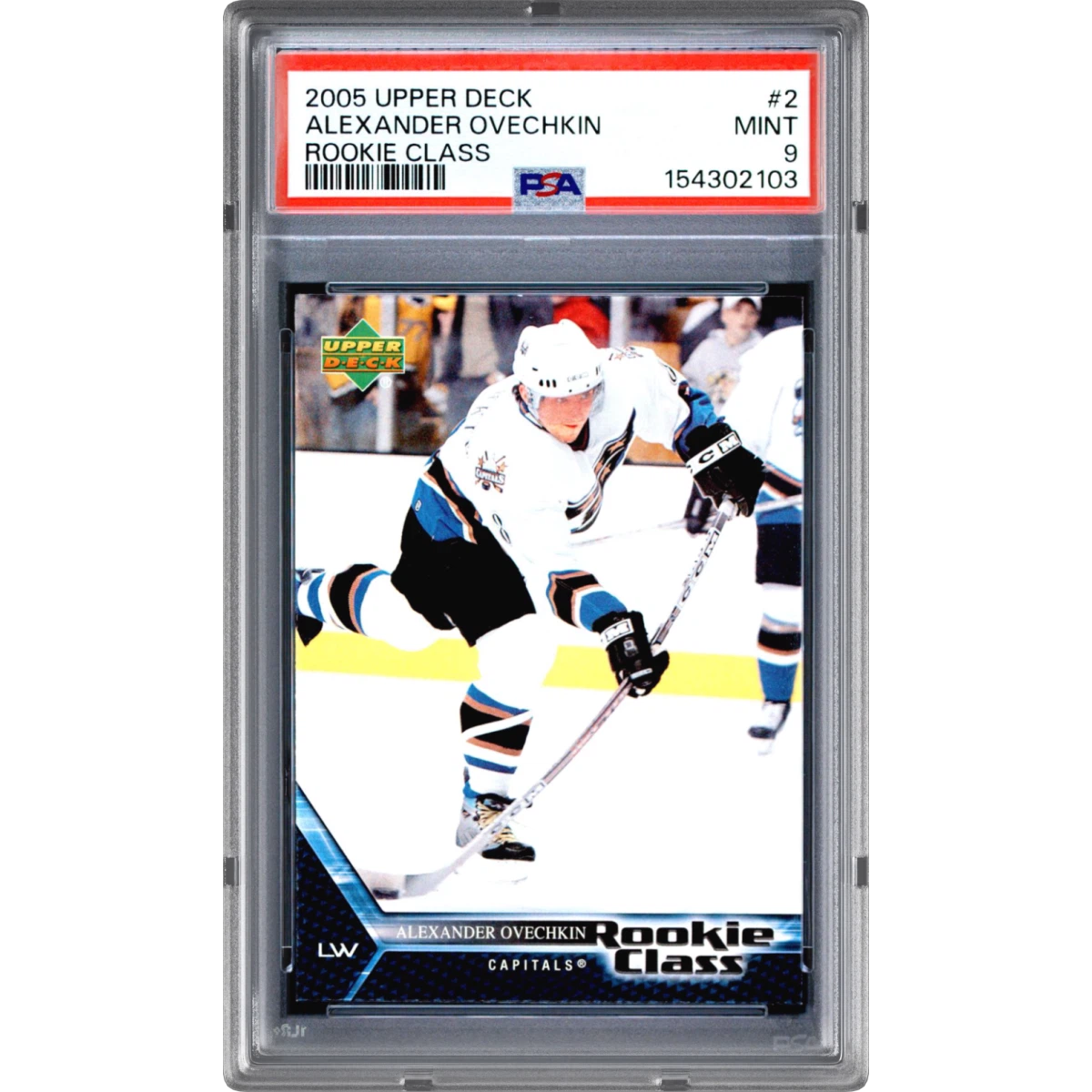 2005 Upper Deck Rookie Class #2 Alexander Ovechkin (PSA 9 MINT)