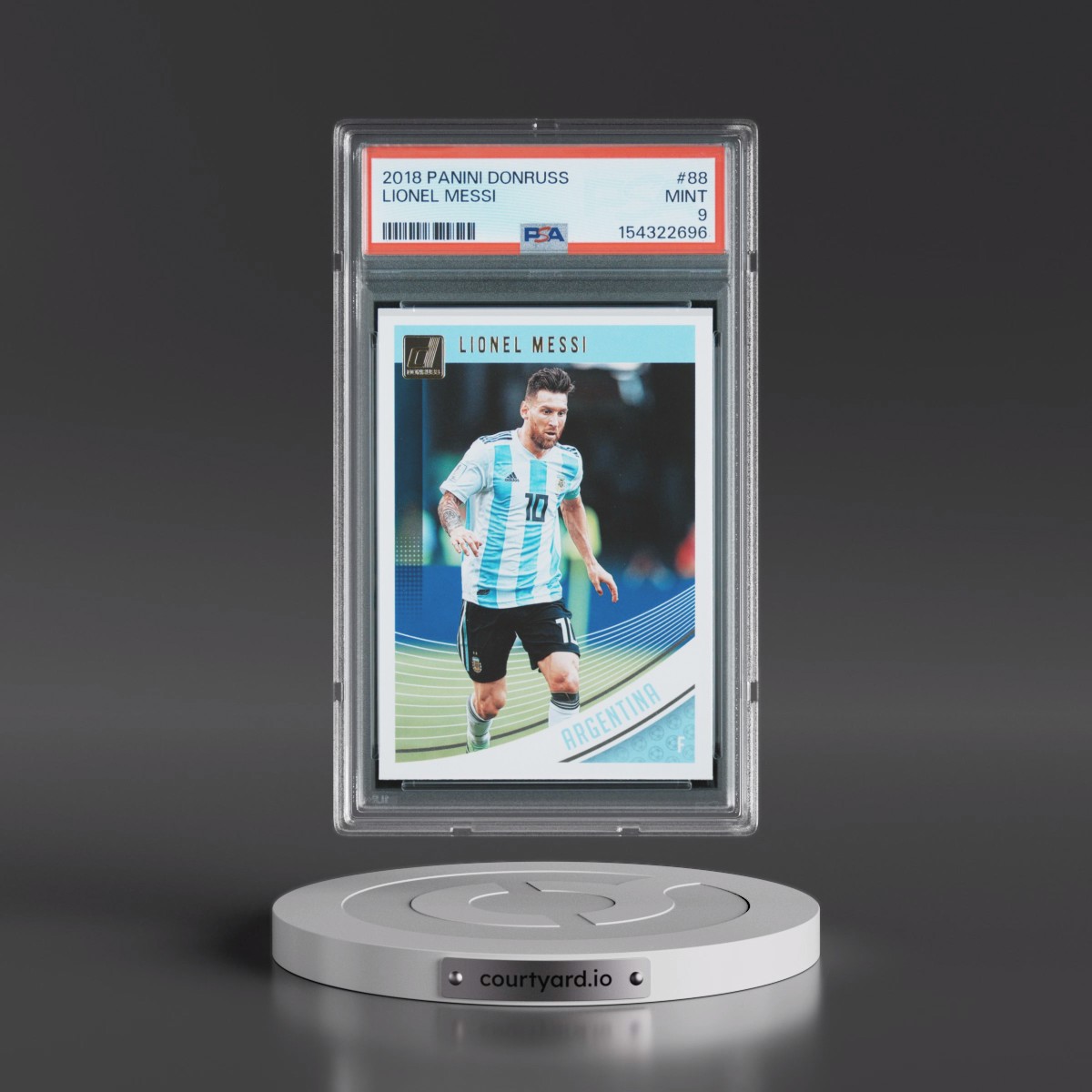 2018 Panini Donruss #88 Lionel Messi (PSA 9 MINT)