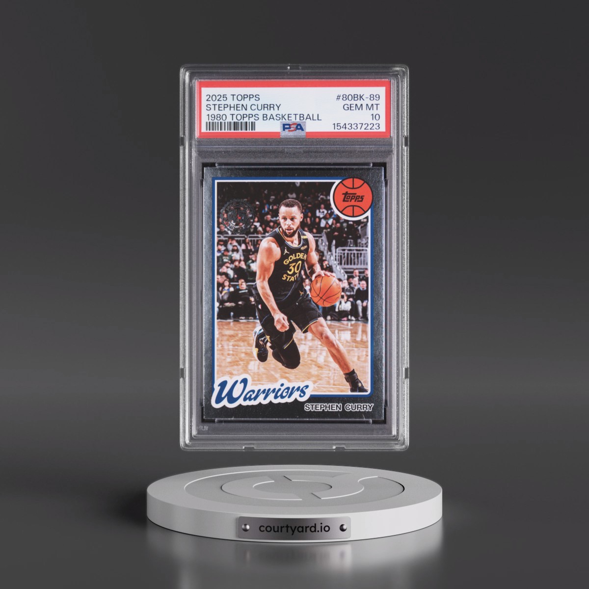 2025 Topps 1980-81 Topps Basketball #80BK-89 Stephen Curry (PSA 10 GEM MINT)