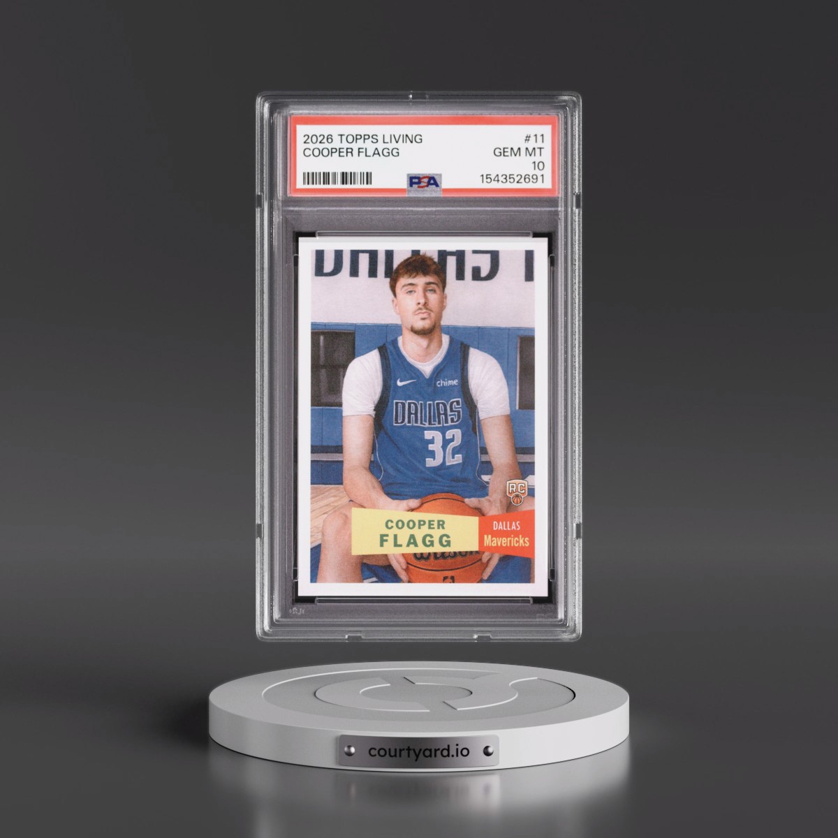 2026 Topps Living #11 Cooper Flagg (PSA 10 GEM MINT)
