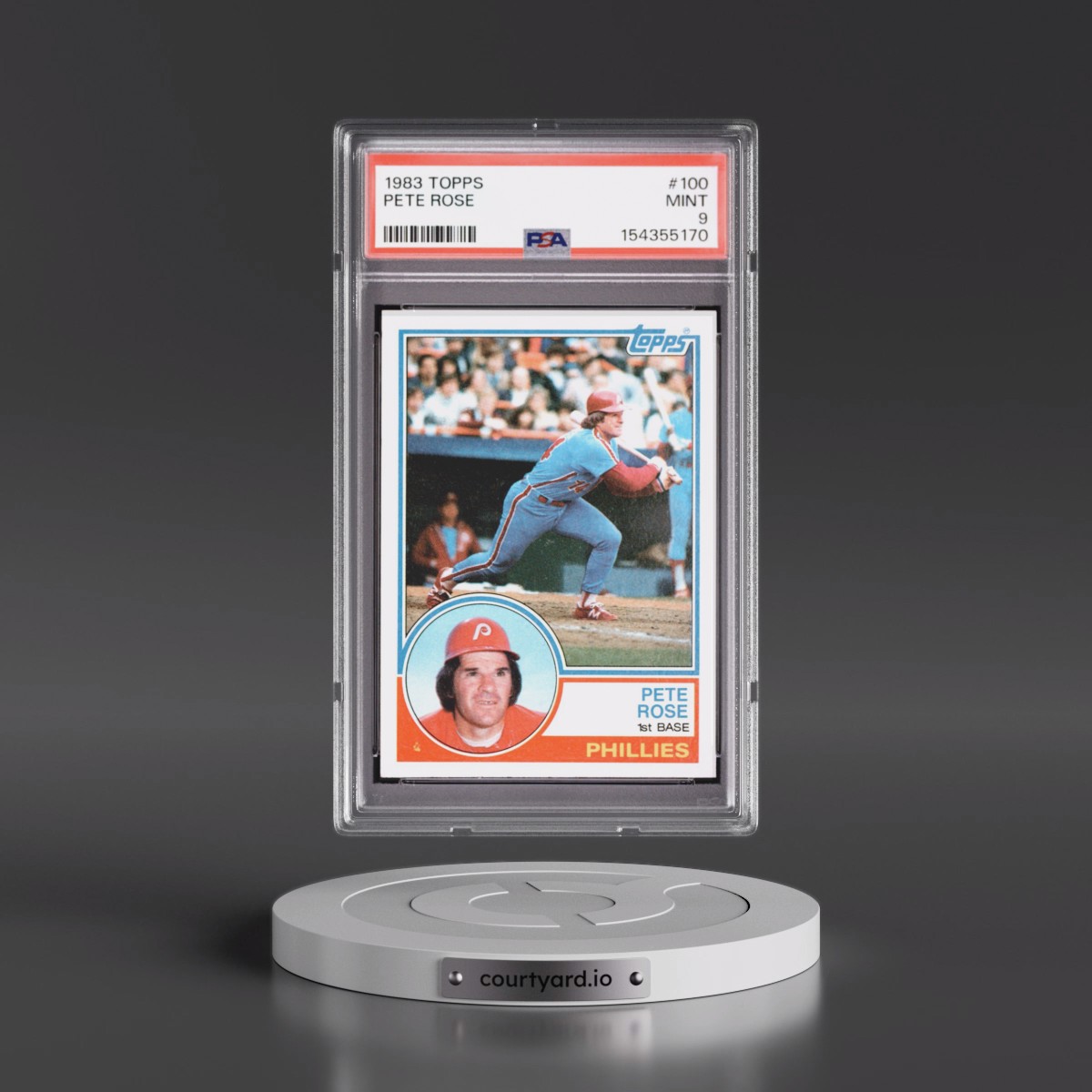 1983 Topps #100 Pete Rose (PSA 9 MINT)