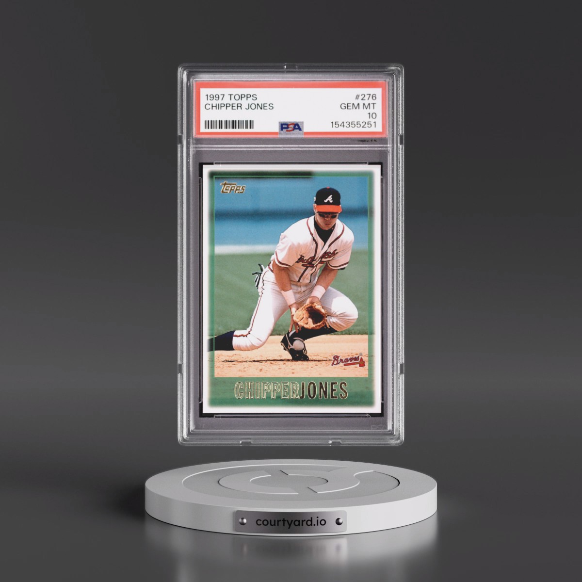 1997 Topps #276 Chipper Jones (PSA 10 GEM MINT)