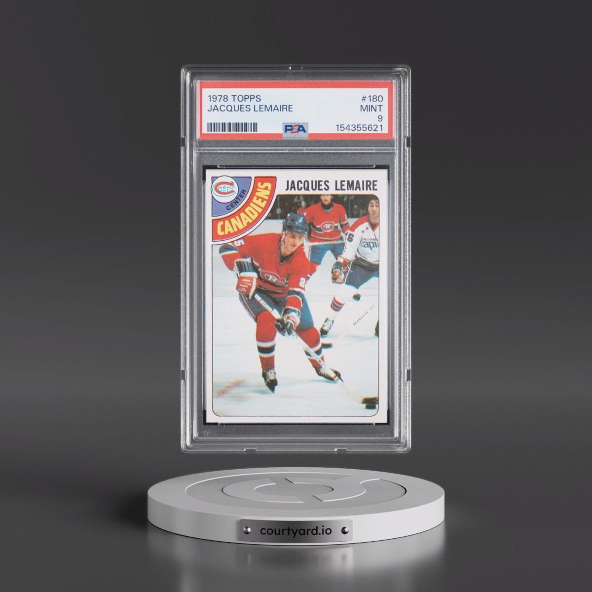 1978 Topps Jacques Lemaire #180 PSA 9