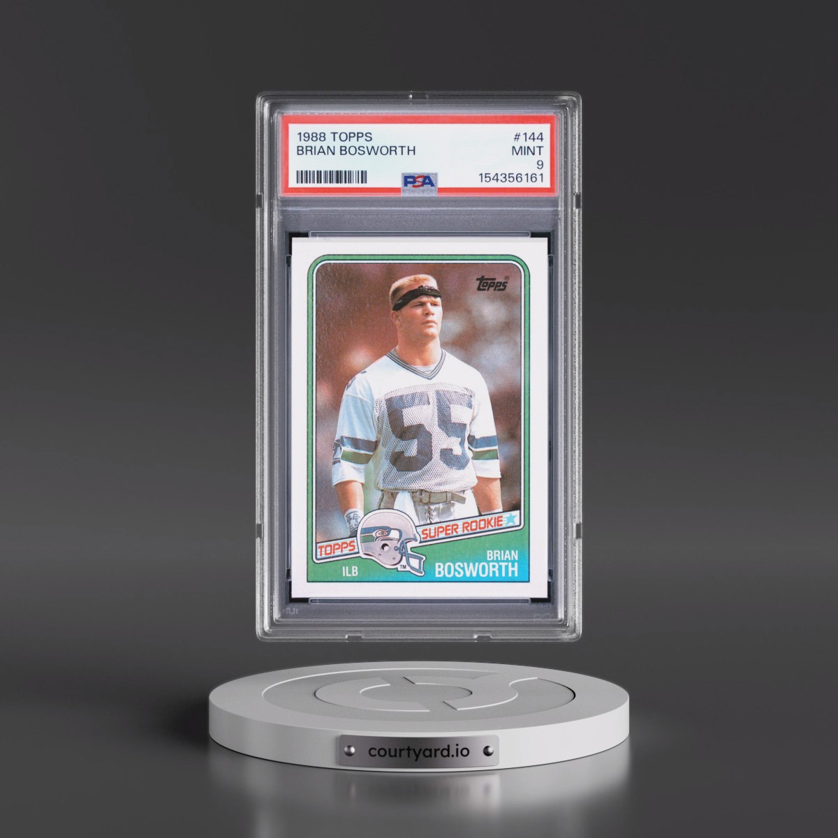 1988 Topps #144 Brian Bosworth (PSA 9 MINT)