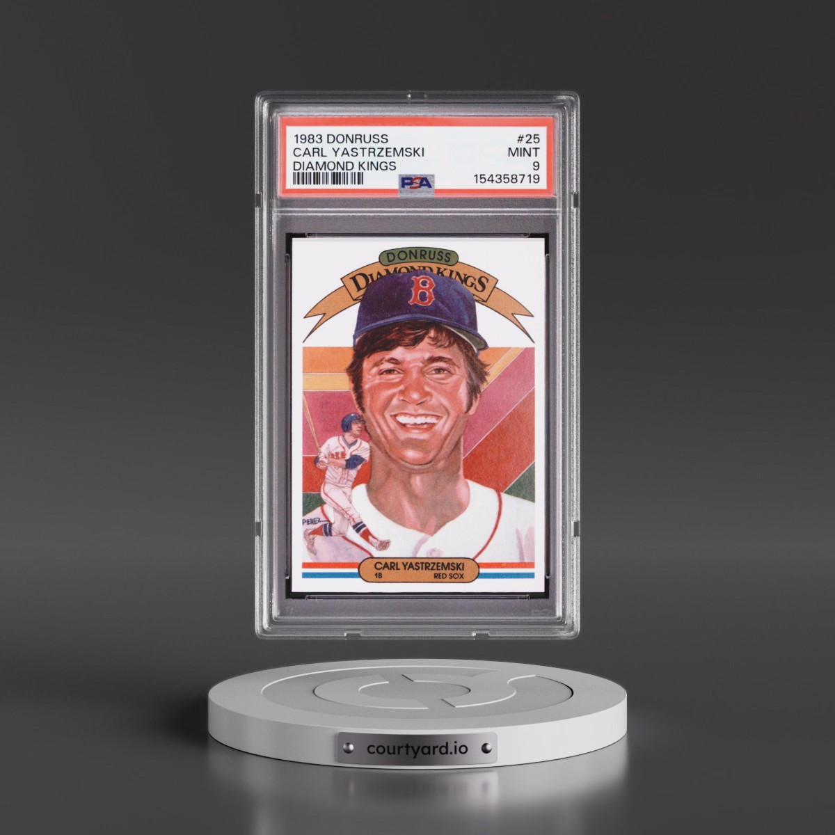 1983 Donruss Carl Yastrzemski - Diamond Kings #25 PSA 9