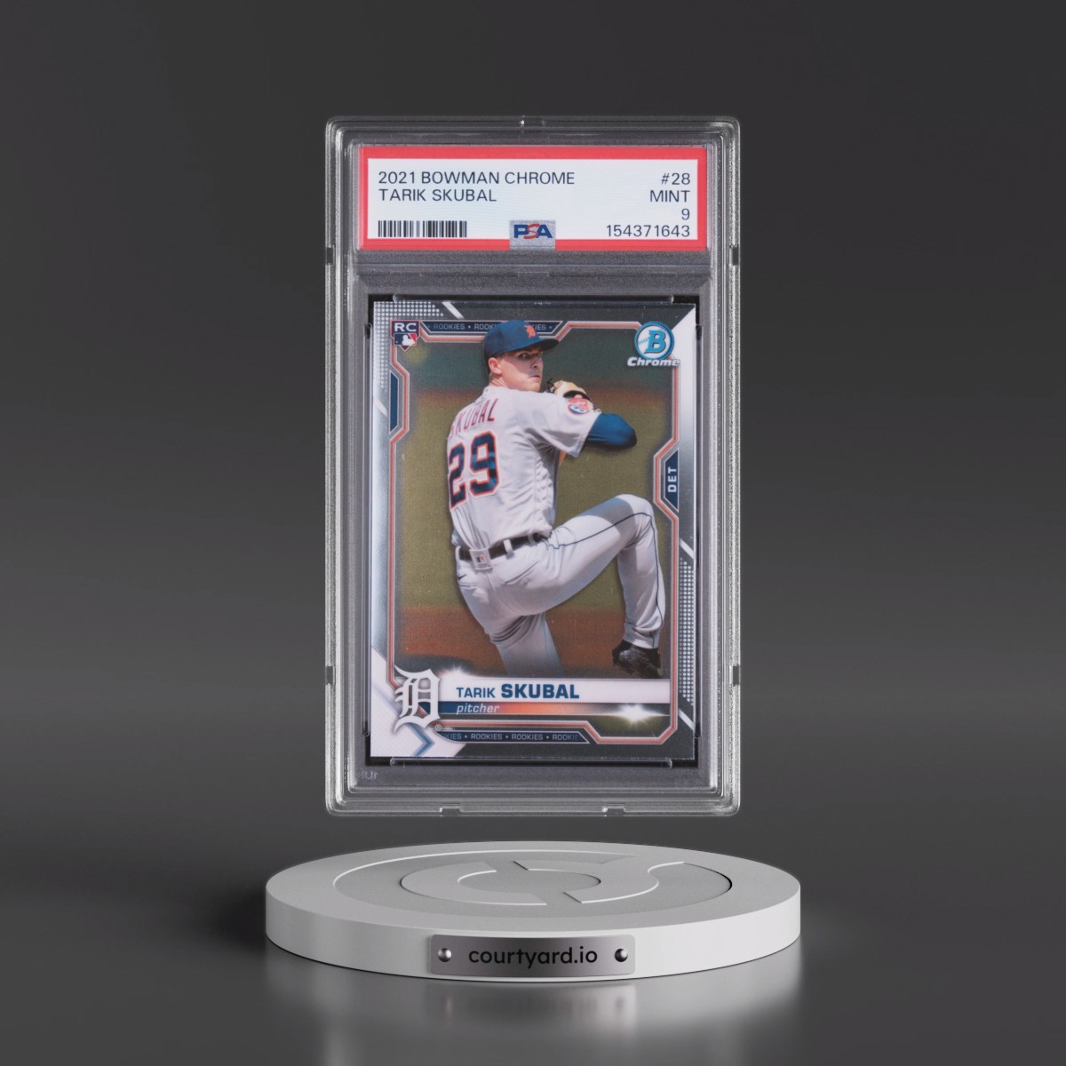 2021 Bowman Chrome #28 Tarik Skubal (PSA 9 MINT)