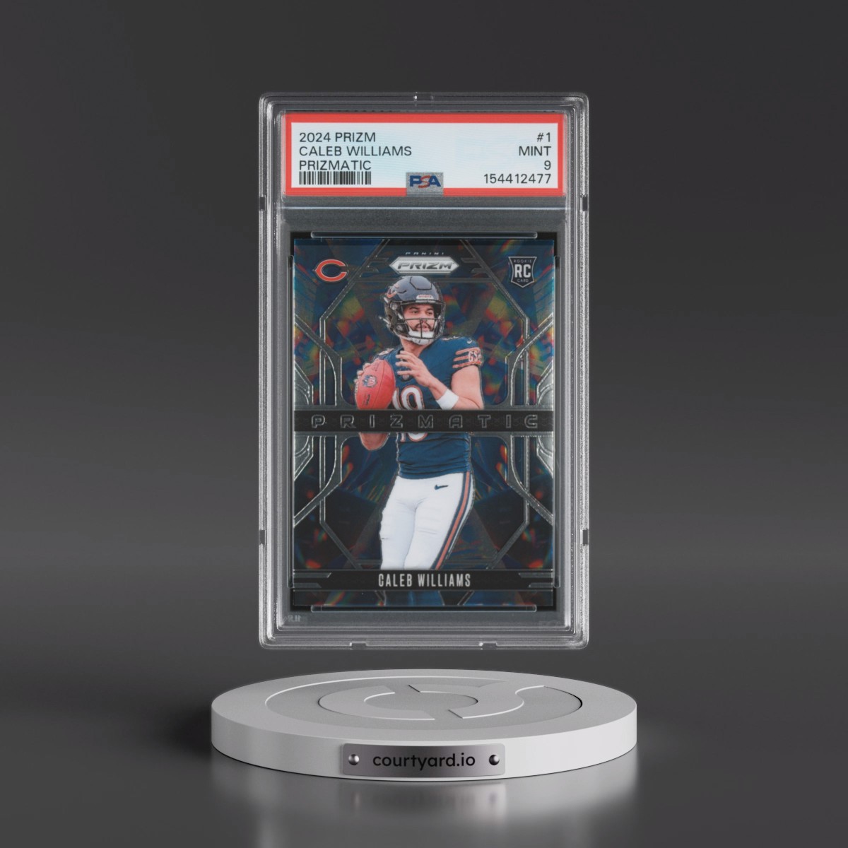 2024 Panini Prizm Prizmatic #1 Caleb Williams (PSA 9 MINT)