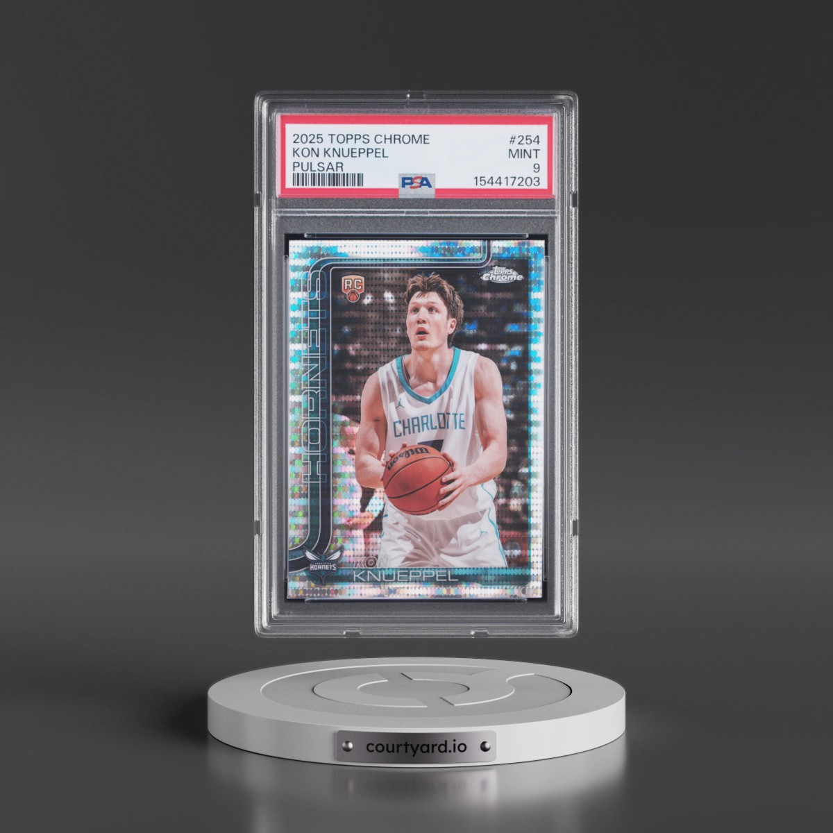 2025 Topps Chrome Kon Knueppel - Pulsar #254 PSA 9