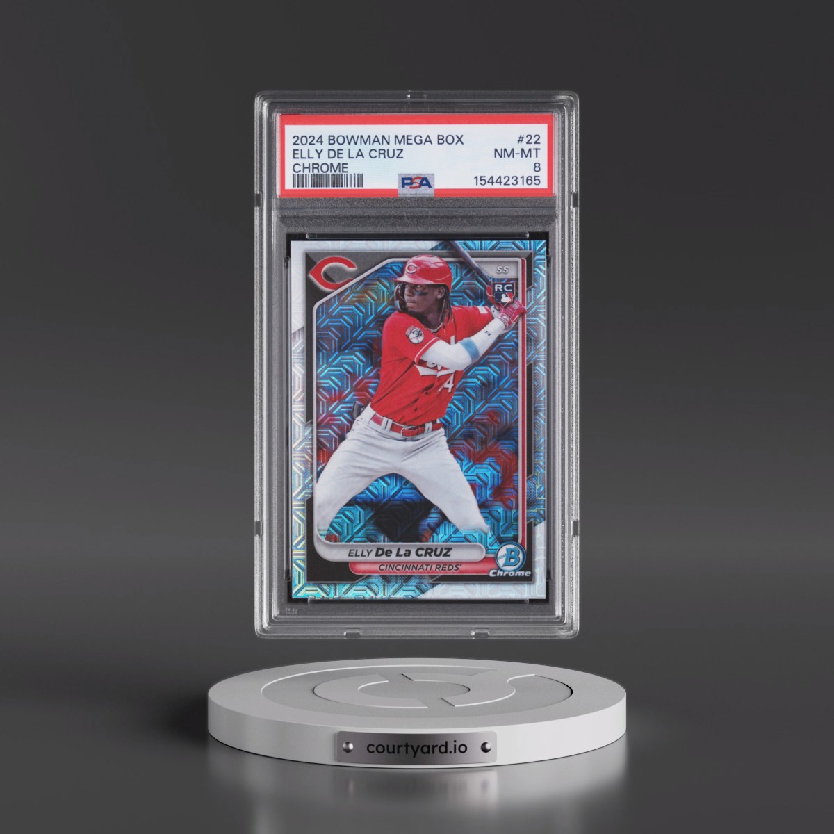2024 Bowman Mega Box Chrome #22 Elly de La Cruz (PSA 8 NM-MT)