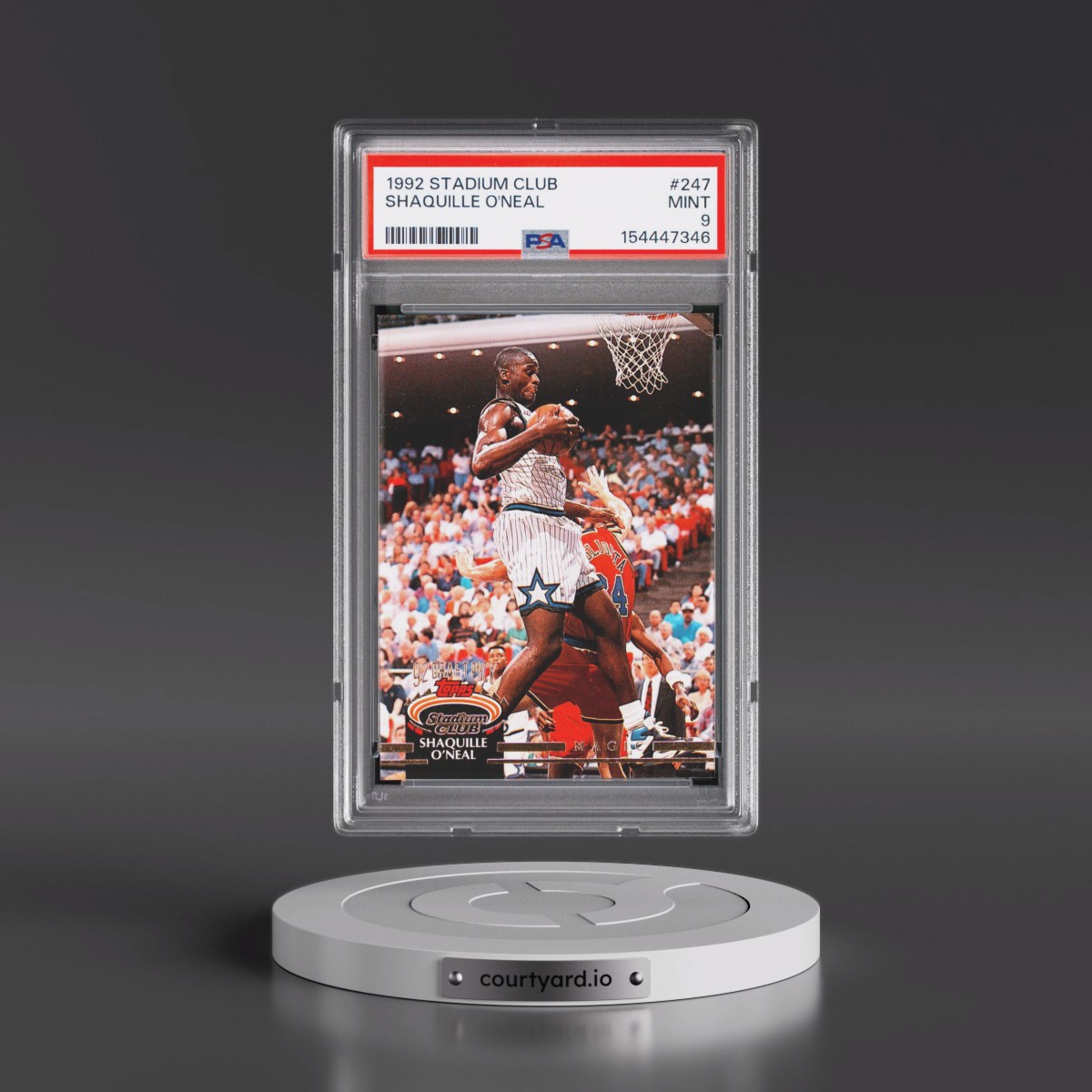 1992 Stadium Club #247 Shaquille O'Neal (PSA 9 MINT)