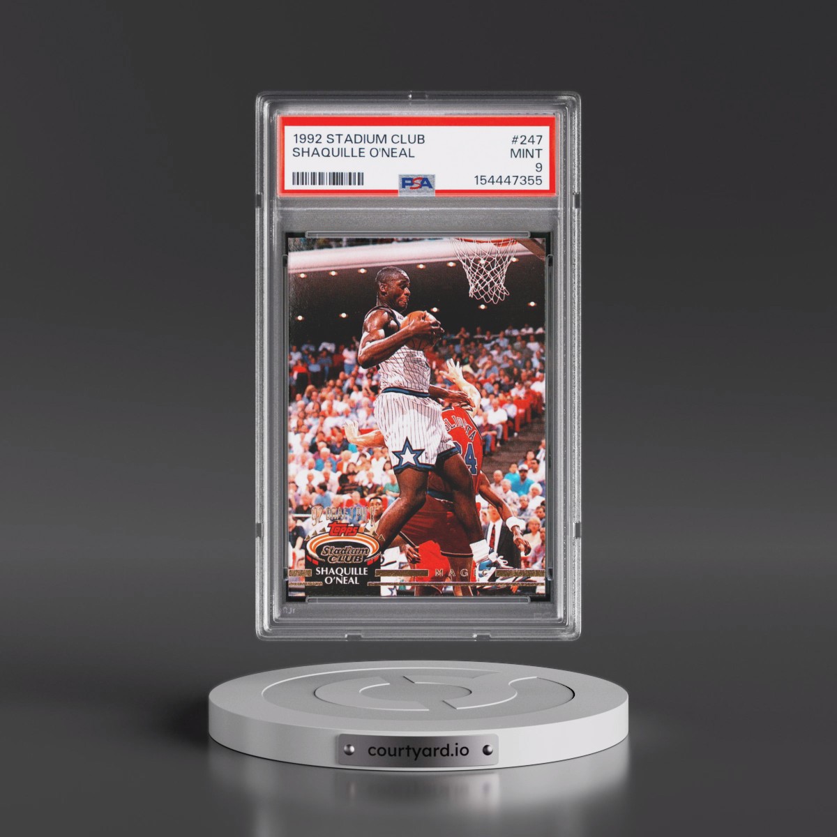 1992 Stadium Club #247 Shaquille O'Neal (PSA 9 MINT)