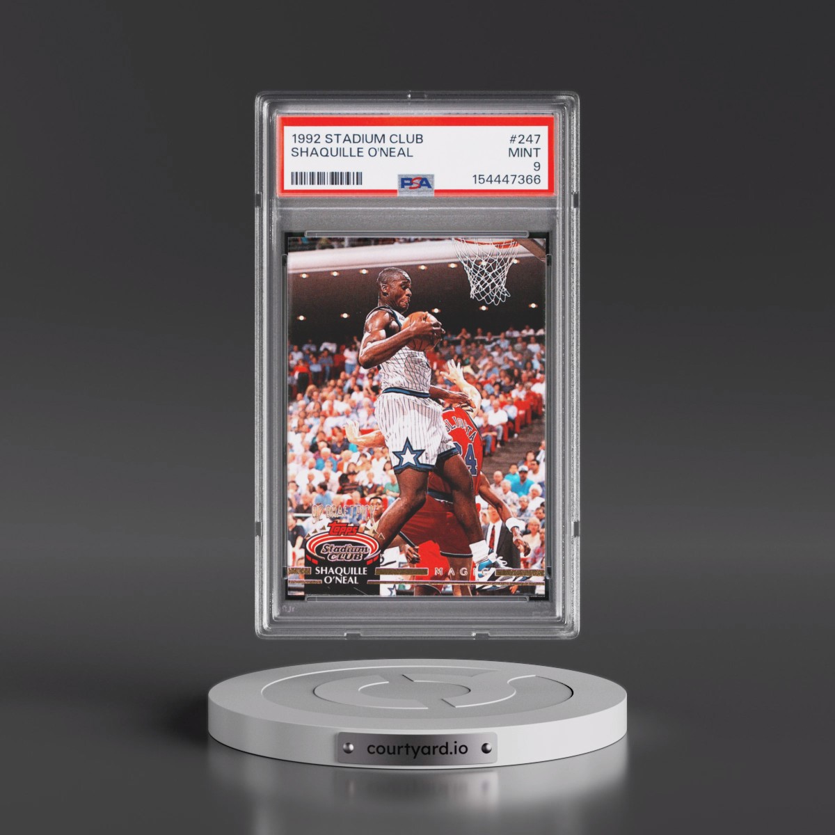 1992 Stadium Club #247 Shaquille O'Neal (PSA 9 MINT)