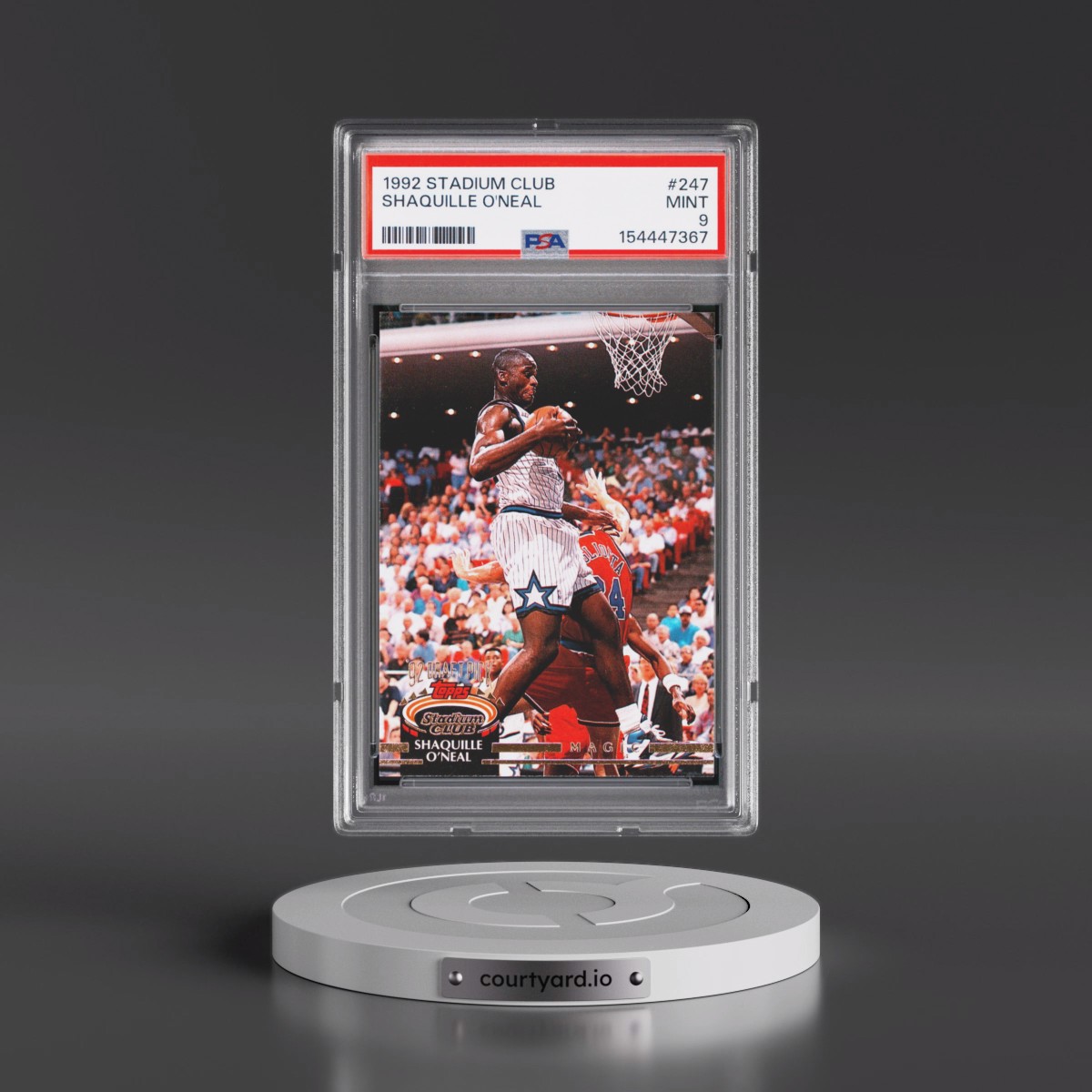 1992 Stadium Club #247 Shaquille O'Neal (PSA 9 MINT)