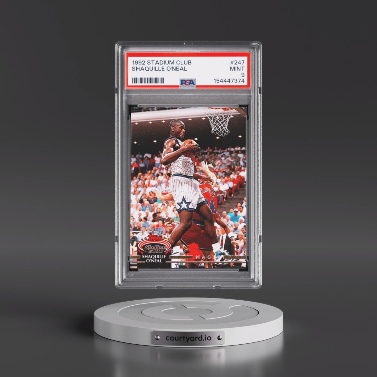 1992 Stadium Club #247 Shaquille O'Neal (PSA 9 MINT)