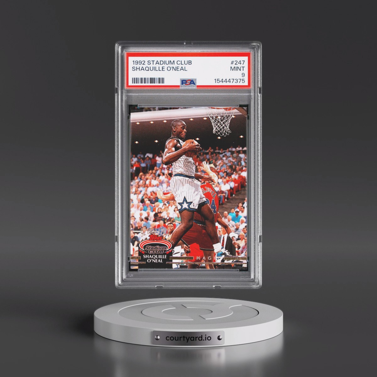 1992 Stadium Club #247 Shaquille O'Neal (PSA 9 MINT)