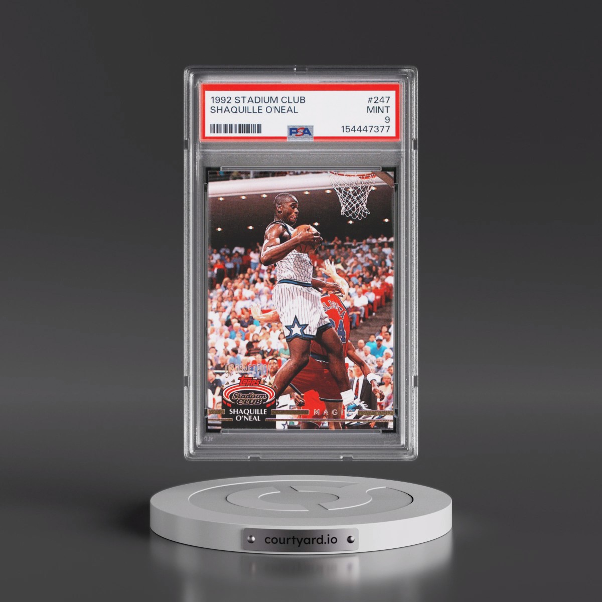 1992 Stadium Club #247 Shaquille O'Neal (PSA 9 MINT)
