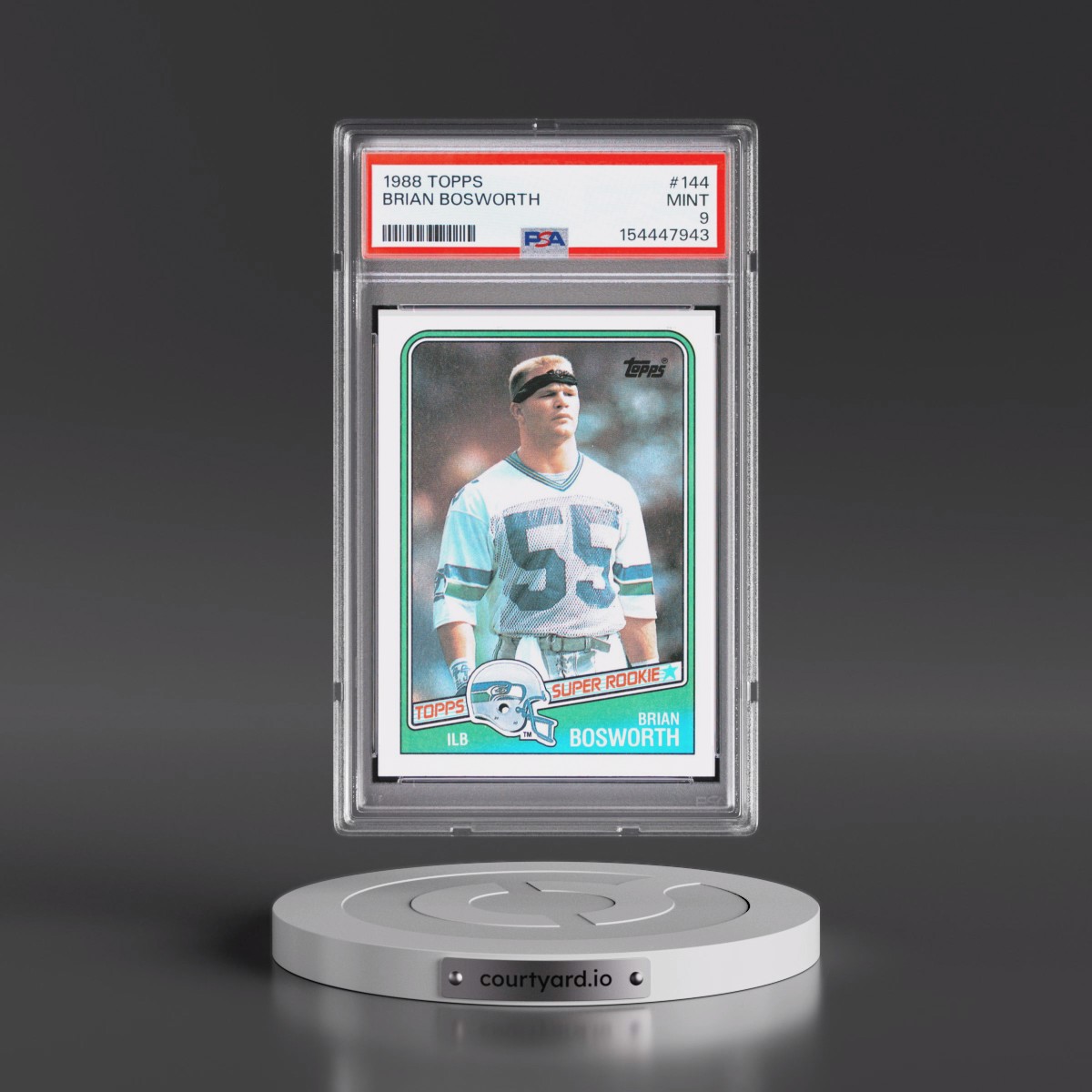 1988 Topps #144 Brian Bosworth (PSA 9 MINT)