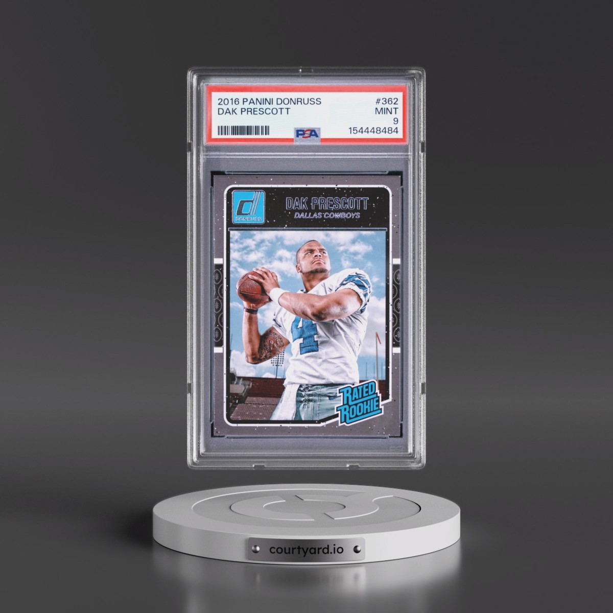2016 Panini Donruss #362 Dak Prescott (PSA 9 MINT)