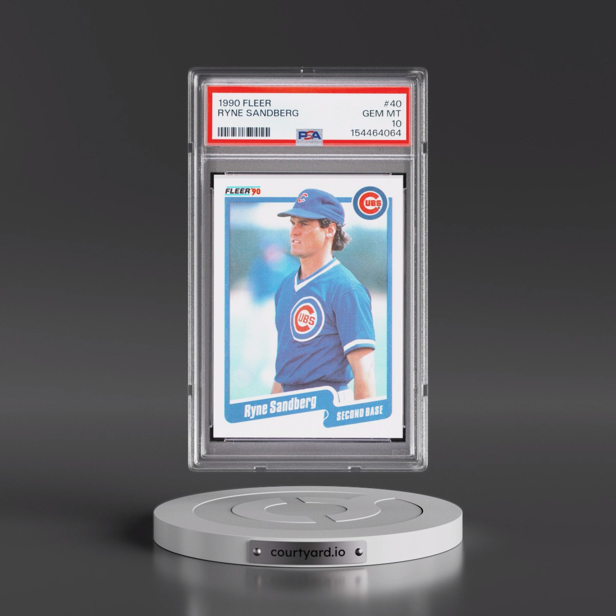 1990 Fleer #40 Ryne Sandberg (PSA 10 GEM MINT)