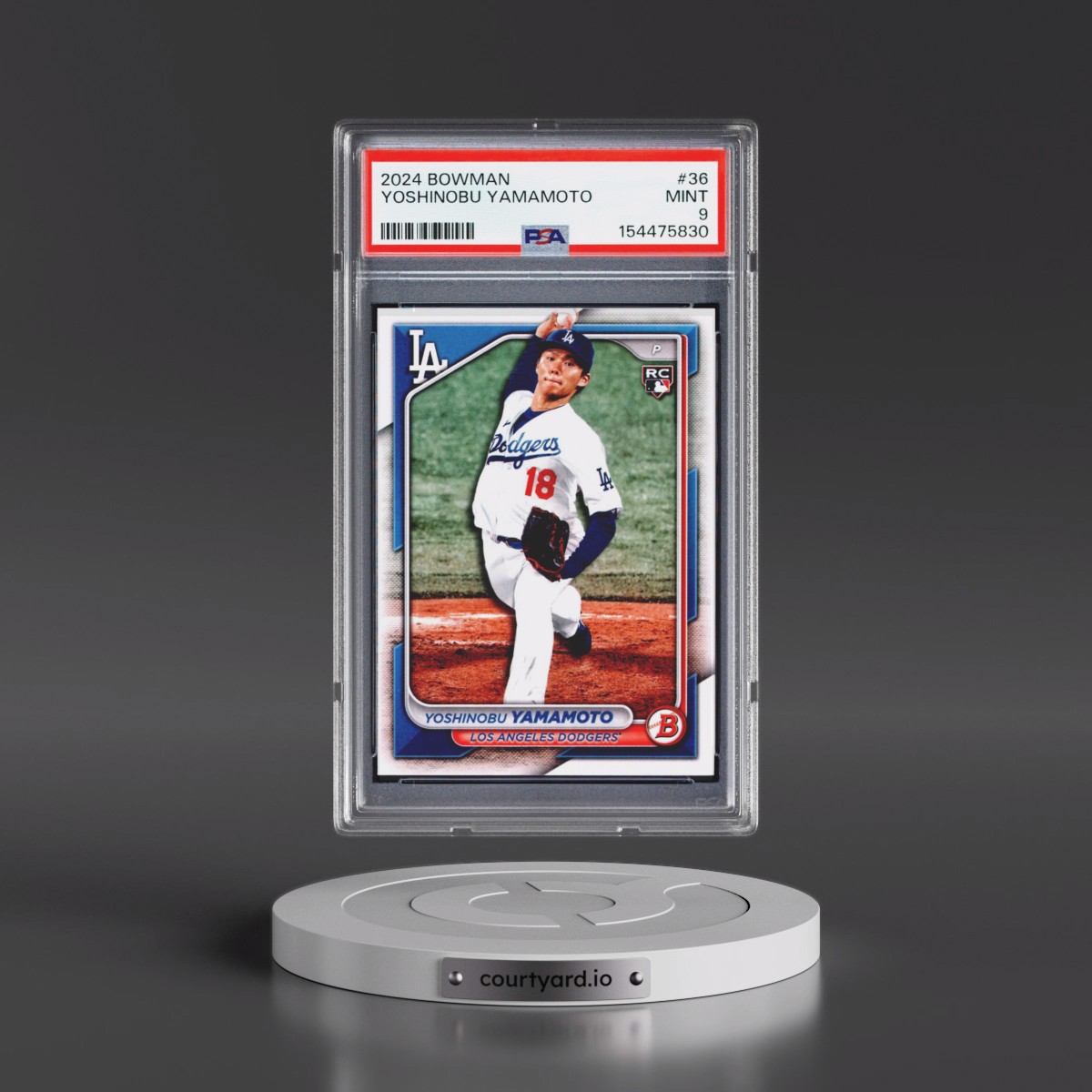 2024 Bowman #36 Yoshinobu Yamamoto (PSA 9 MINT)