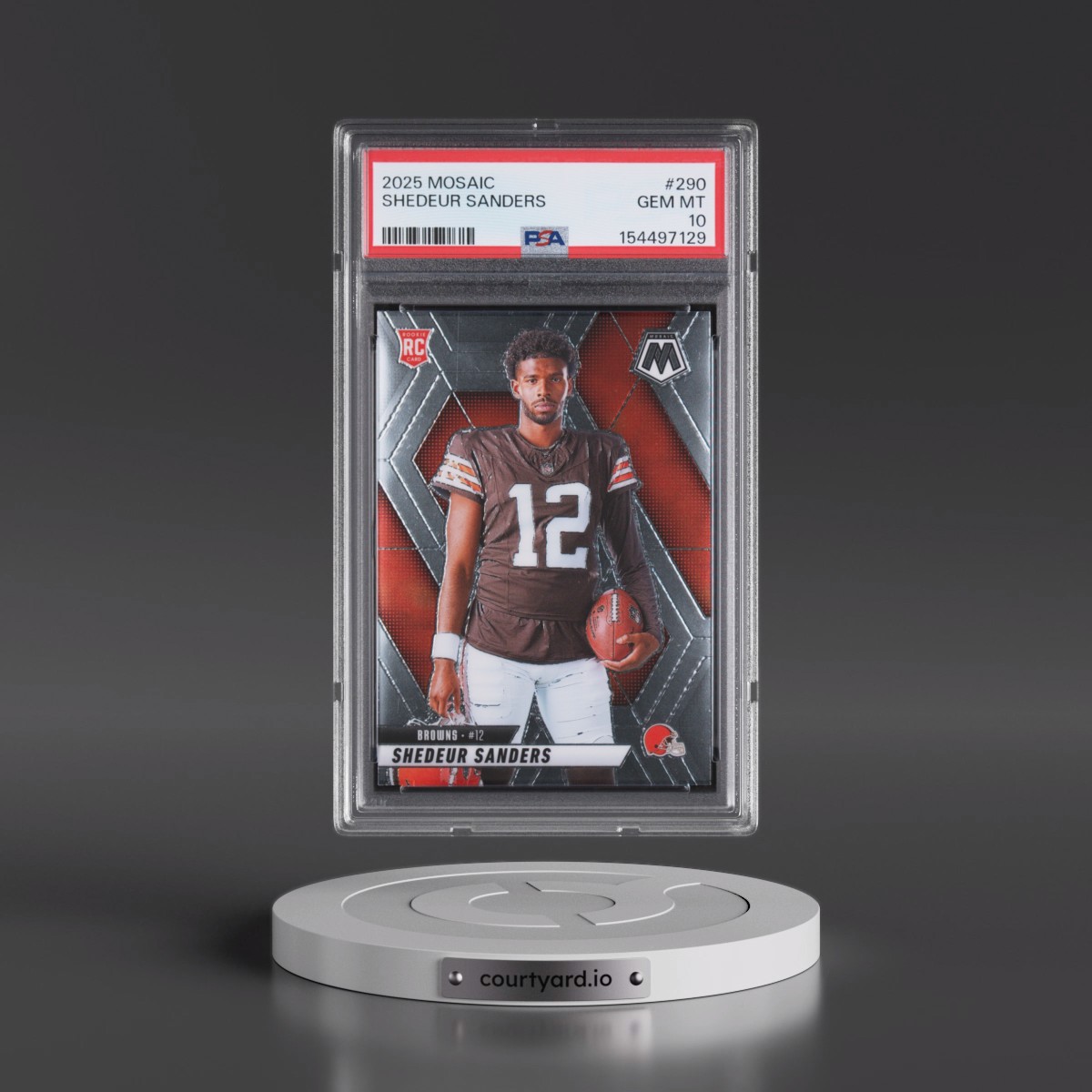 2025 Panini Mosaic #290 Shedeur Sanders (PSA 10 GEM MINT)