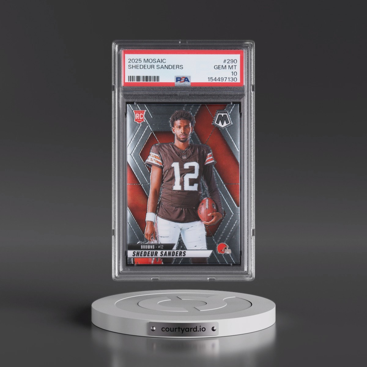 2025 Panini Mosaic #290 Shedeur Sanders (PSA 10 GEM MINT)