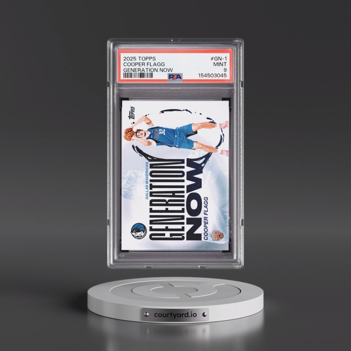 2025 Topps Generation Now #GN-1 Cooper Flagg (PSA 9 MINT)