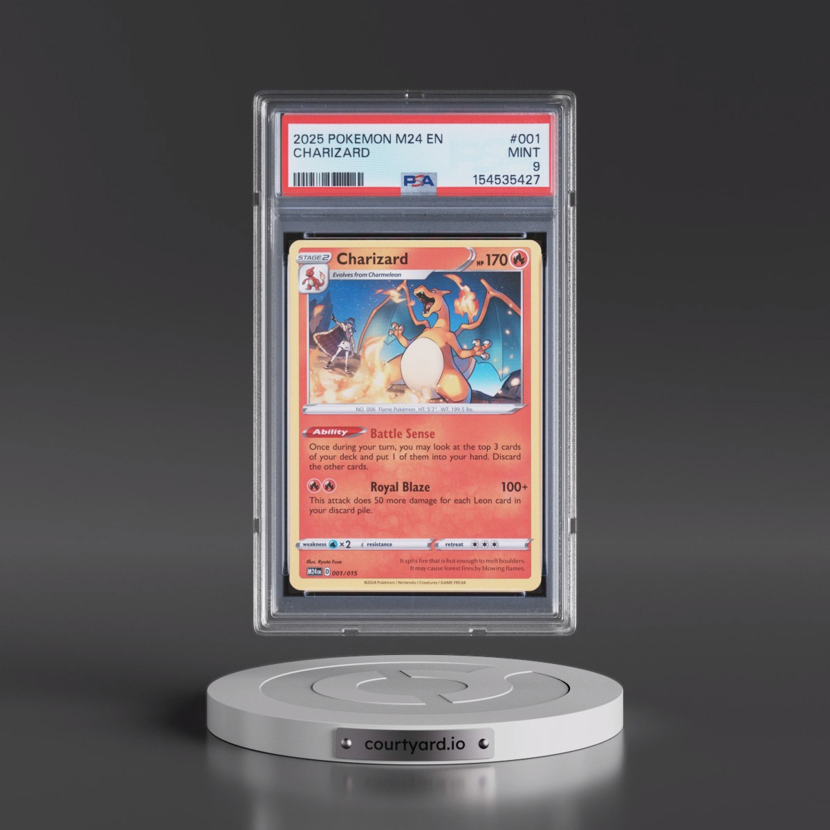 2025 Pokémon M24 EN-Mcdonald's Collection #001 Charizard (PSA 9 MINT)