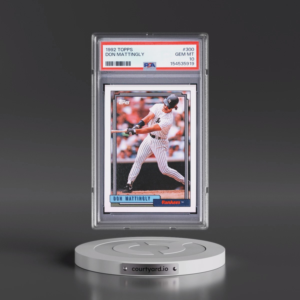 1992 Topps #300 Don Mattingly (PSA 10 GEM MINT)